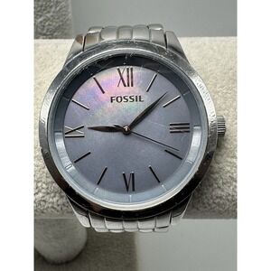 Fossil BQ3069 New Battery Ladies Watch 38MM 6.75" Silver Tone S65
